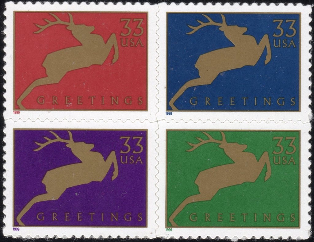 Christmas 1999 - Jumping Reindeer