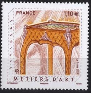Stamp, Ebenisterie, France,  , Art
