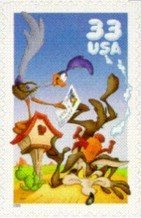 Stamp, Road Runner and Wile E. Coyote, United States of America,  