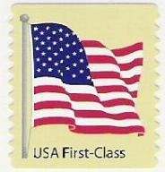 Stamp, Flag Stamp, United States of America,  