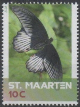 Stamp, Butterflies, Plants and Views of Sint Maarten, Sint Maarten,  , Animals (Fauna), Butterflies, Insects