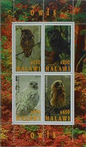 Mini Sheet, Owls, Cinderellas,  , Birds, Owls
