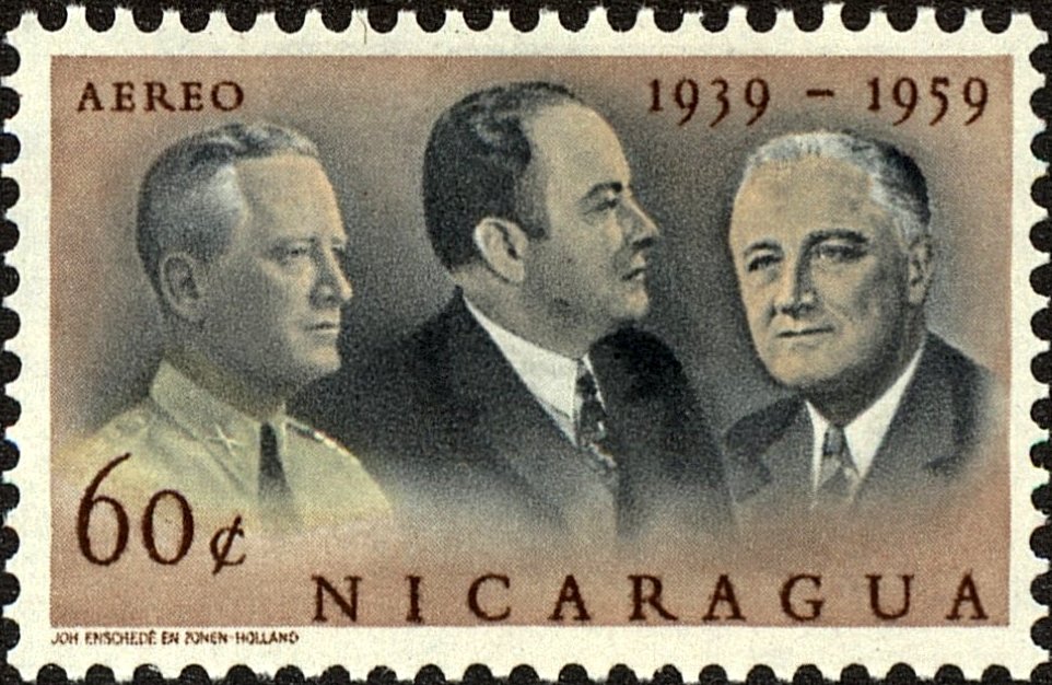 Charles L. Mullins, Anastasio Somoza, Franklin D. Roosevelt