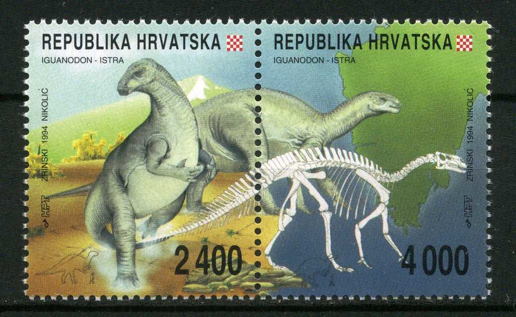 Iguanodon, Landscape and Map of Istria