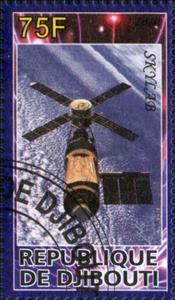 Stamp, Skylab, Cinderellas,  , Spacecrafts