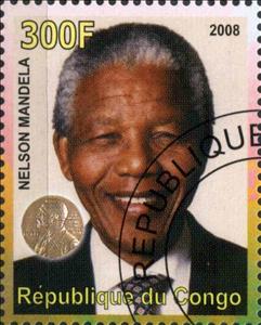 Stamp, Nelson Mandela, Cinderellas,  , People
