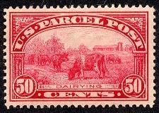 Stamp, Dairying, United States of America,  