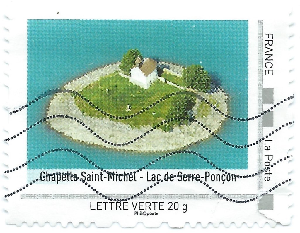 Lac de Serre-Ponçon Chapelle St Michel
