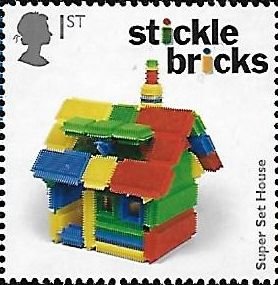 Stamp, Stickle Bricks, United Kingdom of Great Britain & Northern Ireland,  , Toys