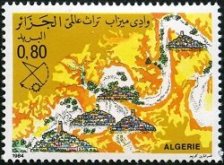 Map of M'Zab Valley
