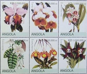Se-tenant, Orchids, Cinderellas,  , Flowers, Orchids