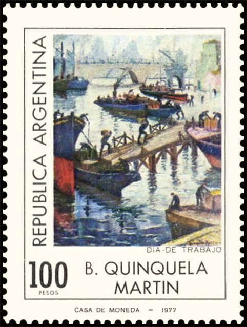 Quinquela Martín painting