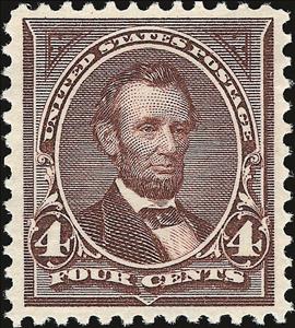 Stamp, Abraham Lincoln, United States of America,  