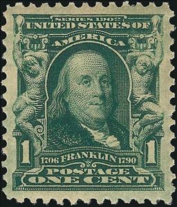 Stamp, Benjamin Franklin, United States of America,  