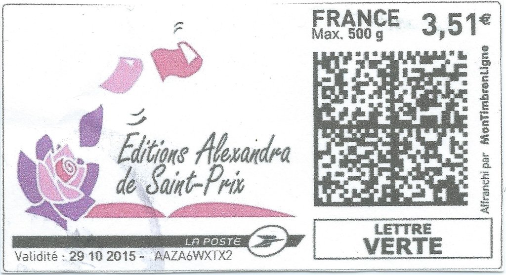 Editions Alexandra de St Prix