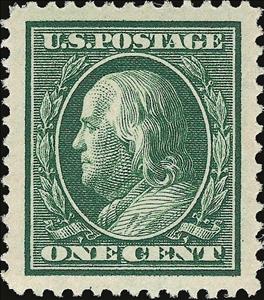 Stamp, Benjamin Franklin, United States of America,  