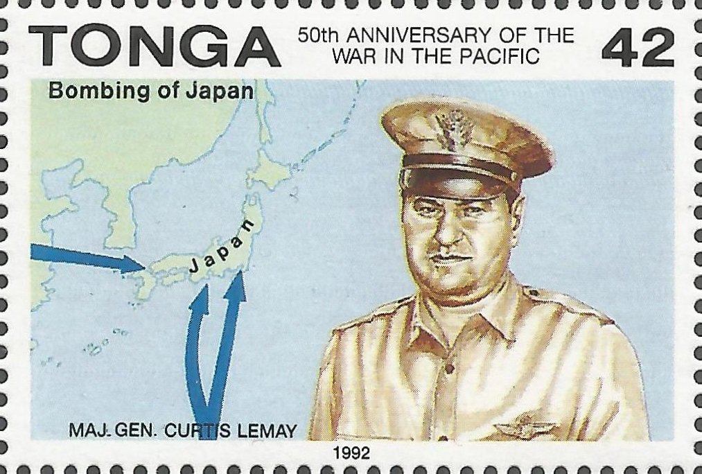 General Curtis LeMay, Bombing of Japan Map