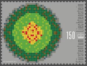 Stamp, Settlement Area, Liechtenstein,  