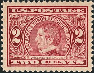 Stamp, William H. Seward, United States of America,  