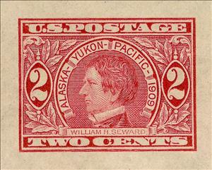 Stamp, William H. Seward, United States of America,  