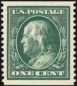 Stamp, Benjamin Franklin, United States of America,  