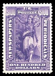 Stamp, Indian Maiden, United States of America,  