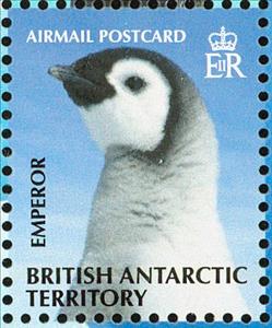 Stamp, Emperor Penguin (Aptenodytes forsteri), British Antarctic Territory (BAT),  , Animals (Fauna), Birds, Penguins