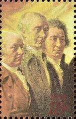 John Adams, Roger Sherman, Robert R. Livingston