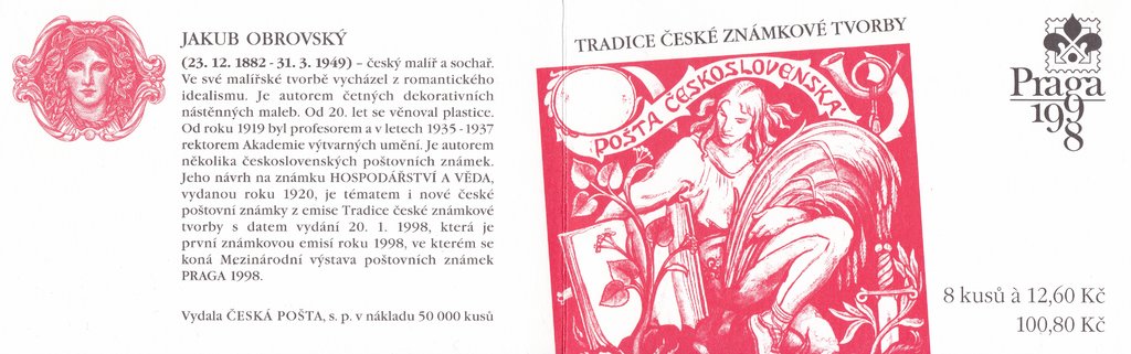 Economy and science, the stamp from 1920