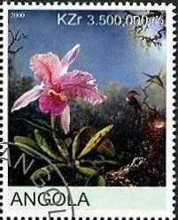 Stamp, Orchids, Cinderellas,  , Flowers, Orchids