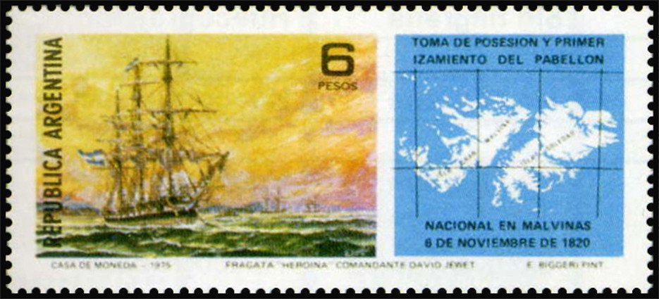 Fragata Heroína and Map