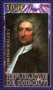 Stamp, Edmond Halley (1656-1742), English astronomer, Cinderellas,  , People