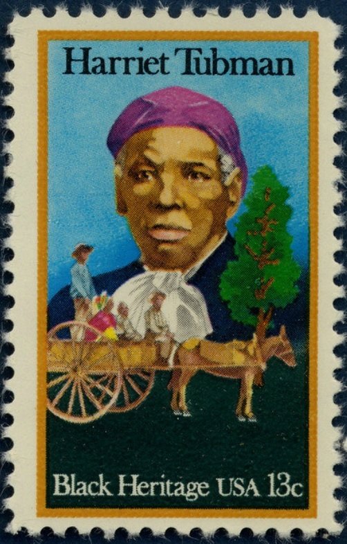 Harriet Tubman and Cart Carrying Slaves