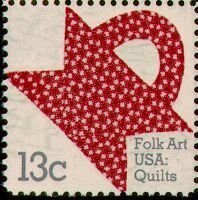 Stamp, Basket Design Quilt by Christopher Pullman, 1875, United States of America,  