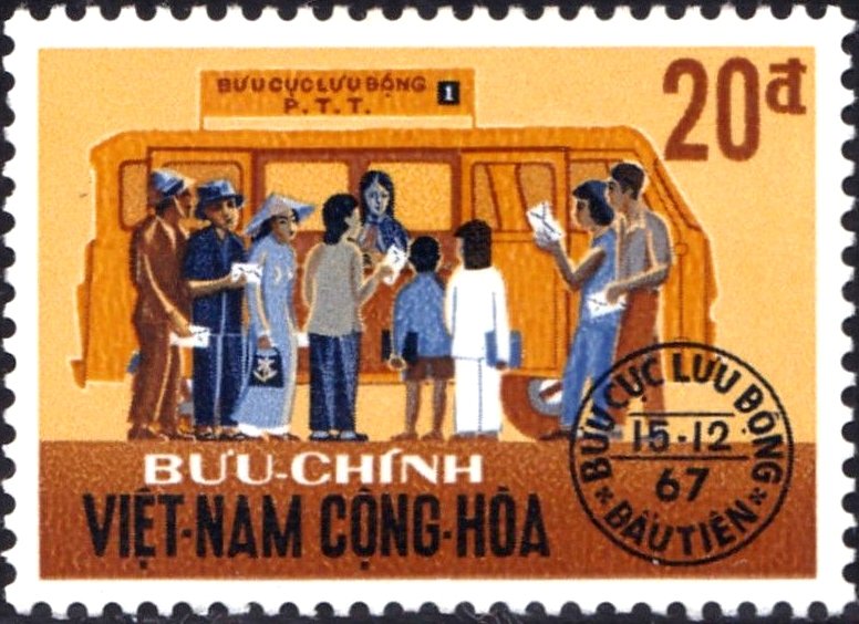 Postal customers of the mobile post office