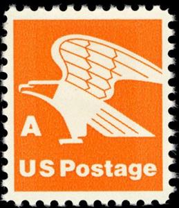 Stamp, Eagle, United States of America,  , Stylized Animals, Birds, Birds of Prey, Eagles
