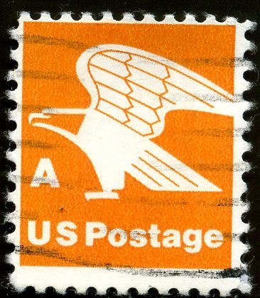 Eagle, emblem of the US-Post