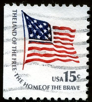 Fort-McHenry-flag (nationalflag from 1795 to 1818)
