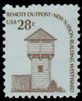 Stamp, Fort Nisqually, Washington, United States of America,  