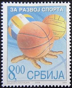 Stamp, For the development of sport, Serbia and Montenegro,  , Sports