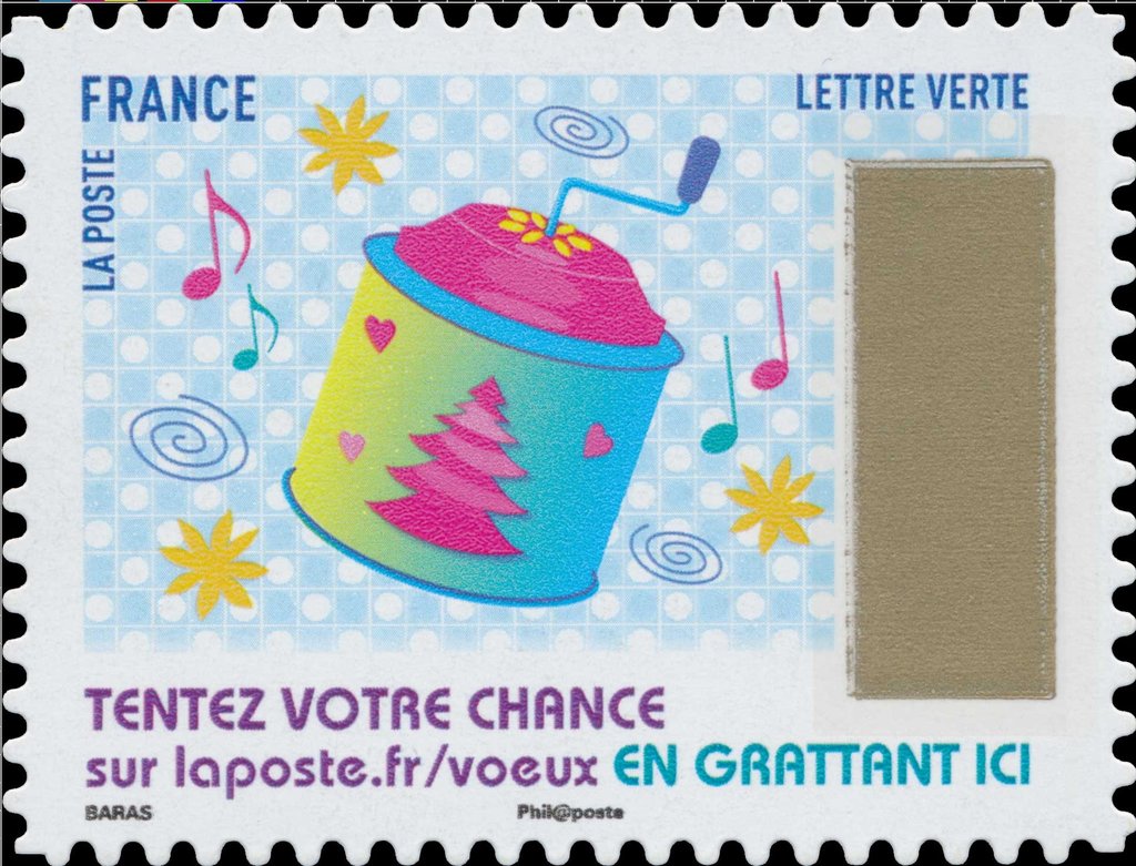 Timbre à gratter