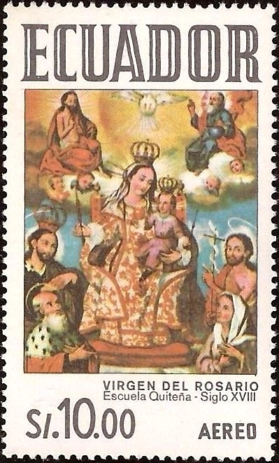 Escuela Quitena - Virgen del Rosario