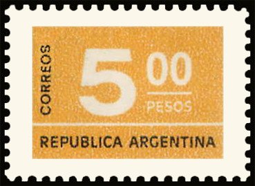 Stamp, Numeral, Argentina,  , Numbers