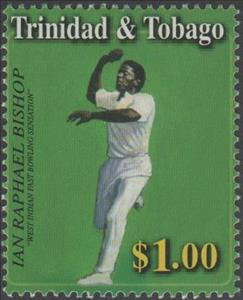 Stamp, Ian Bishop, Trinidad and Tobago,  , Cricket, Sports
