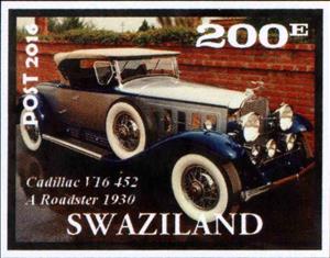 Stamp, Cadillac V16 452 A Roadster 1930, Cinderellas,  , Cars
