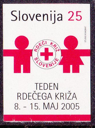 Charity stamp (Red Cross week)