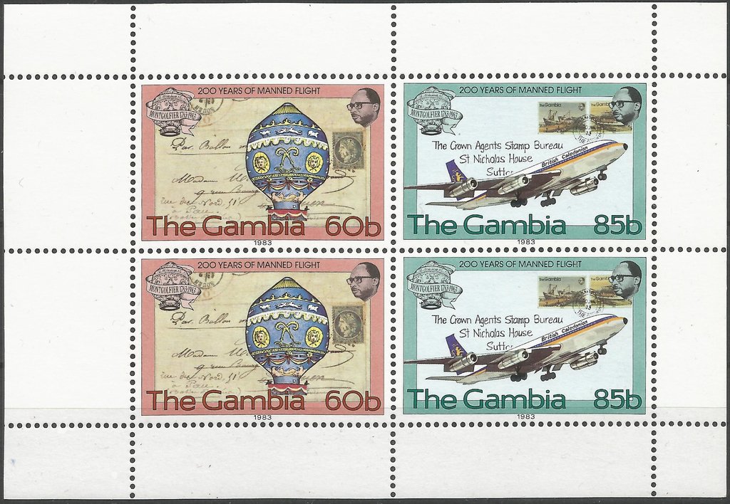 Montgolfier Balloon, British Caledonian Airlines Aircraft