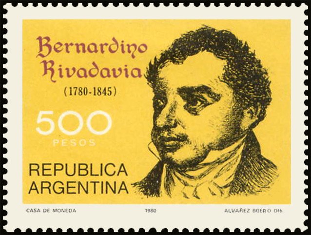 Bernardino Rivadavia (1780-1845)