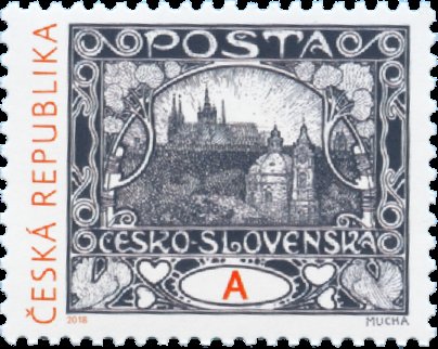 Heritage of Czech Philatelic Design : Mucha's Hradcany