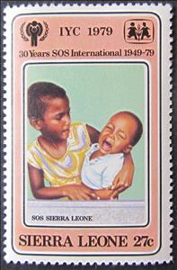 Stamp, International Year of the Child 1979, Sierra Leone,  , Children